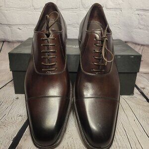 Massimo Emporio Men's Augustine Cap-Toe Oxfords